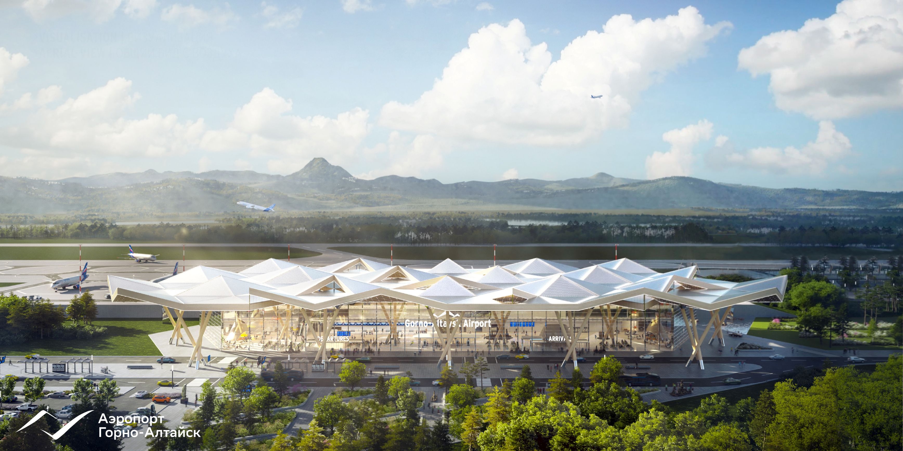 Главгосэкспертиза одобрила проект нового аэровокзального комплекса в&nbsp;аэропорту Горно-Алтайск
